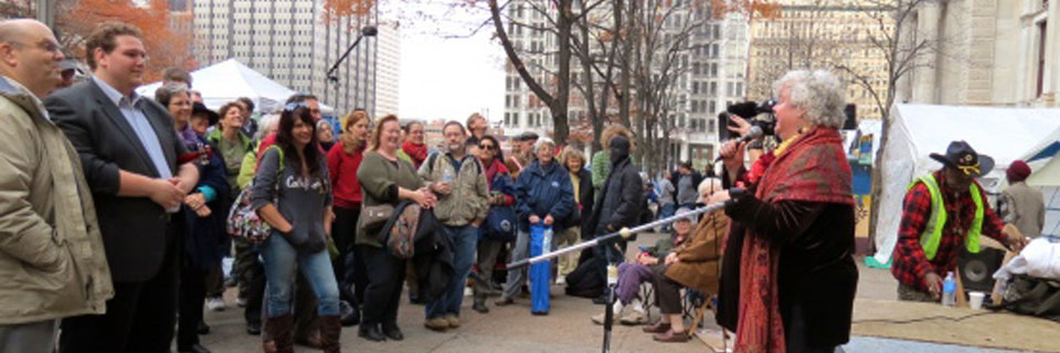 Occupy singing